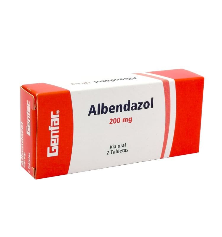 ABENDAZOL 2 TABLETAS 200MG