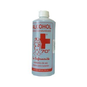 LITRO DE ALCOHOL 70% CRUZ ROJA LORALVA
