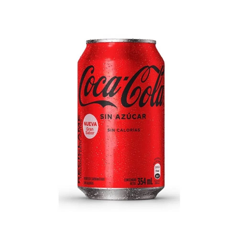 GASEOSA COCA COLA ZERO 354ML