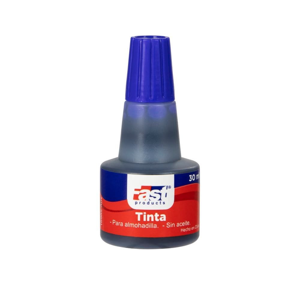 TINTA PARA ALMOHADILLA FAST GOTERO 30ML AZUL