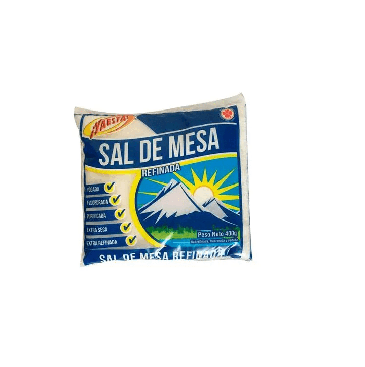 SAL REFINADA YA ESTA 400 GRAMOS