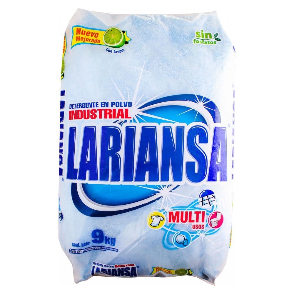 BOLSA DE DETERGENTE LARIANSA 15 KILOS SIN AROMA