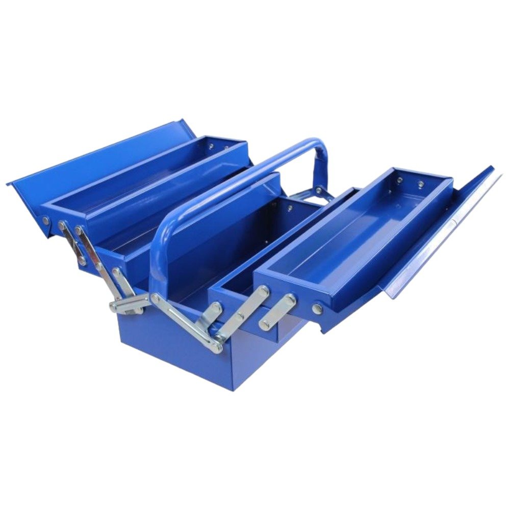CAJA PARA PORTAHERRAMIENTA METÁLICA AZUL
