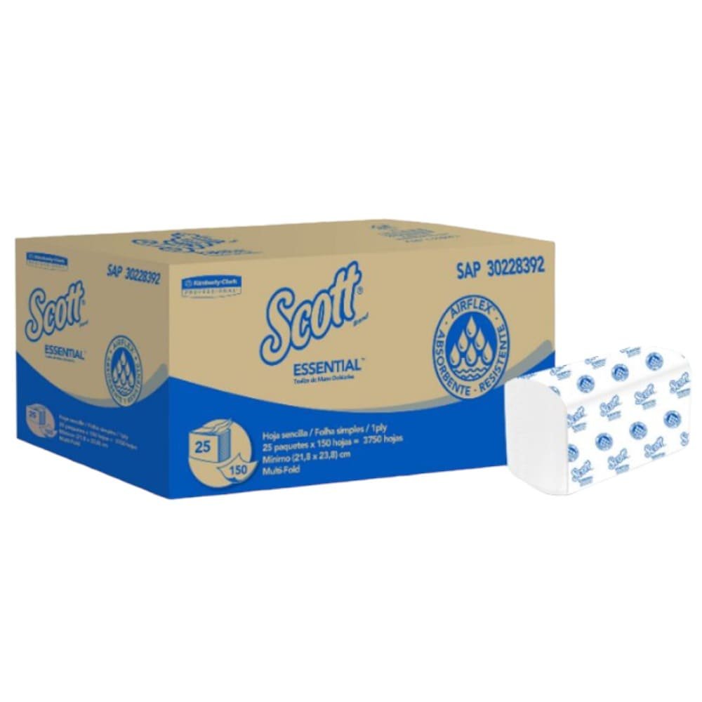 TOALLA SCOTT AIRFLEX MULTI FOLD CAJA 25X150HOJAS