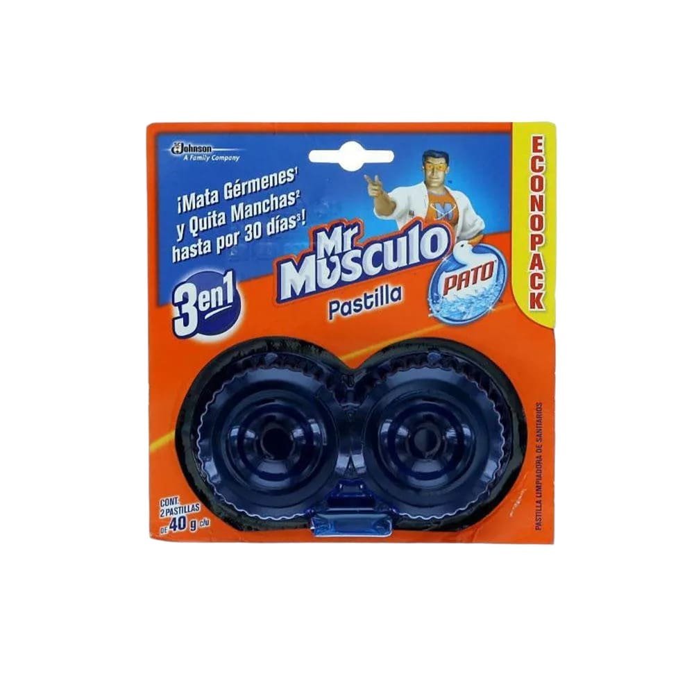 REPUESTO MR. MUSCULO PASTILLA PATO 2 UNIDADES