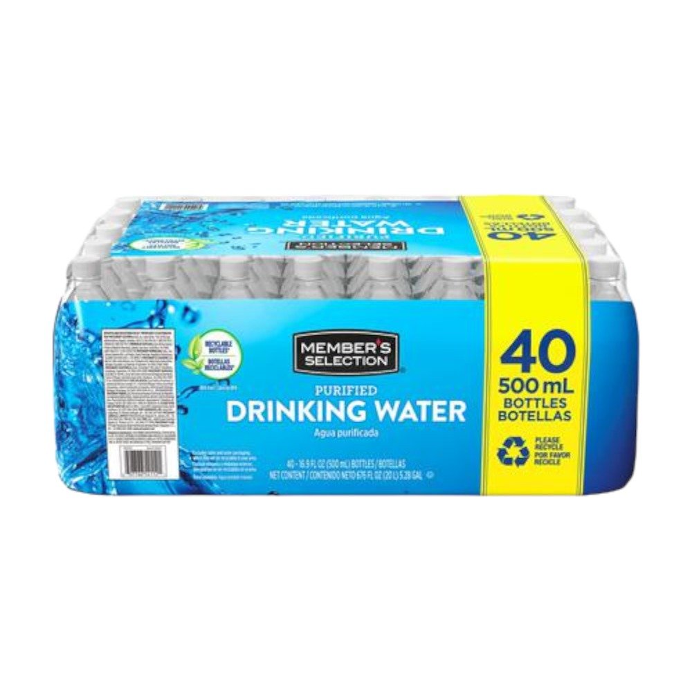 AGUA PURIFICADA 40 UNIDADES MEMBER´S SELECTION 500 ml