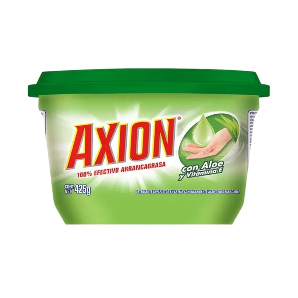 TARRO DE AXION LIMON PARA TRASTES 425 GRAMOS ALOE VERA