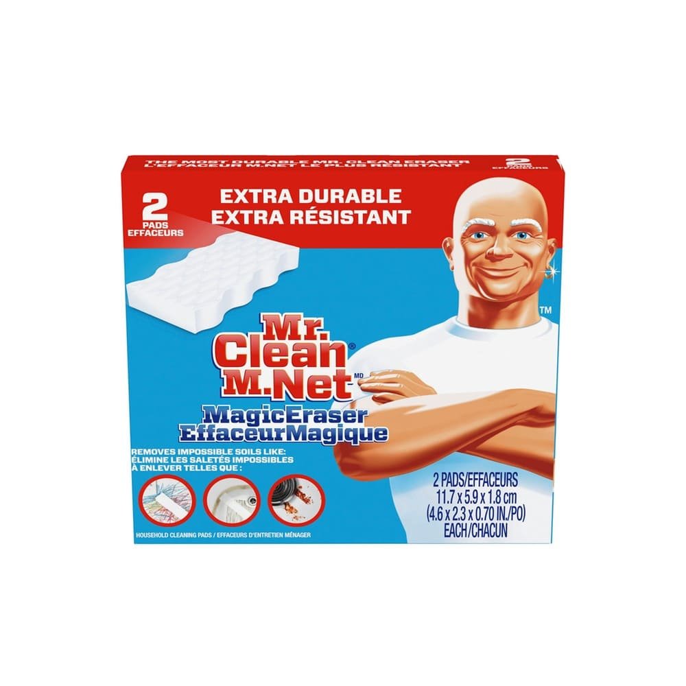 ESPONJA PARA LIMPIAR USO PESADO 2 PIEZAS MR CLEAN M.NET