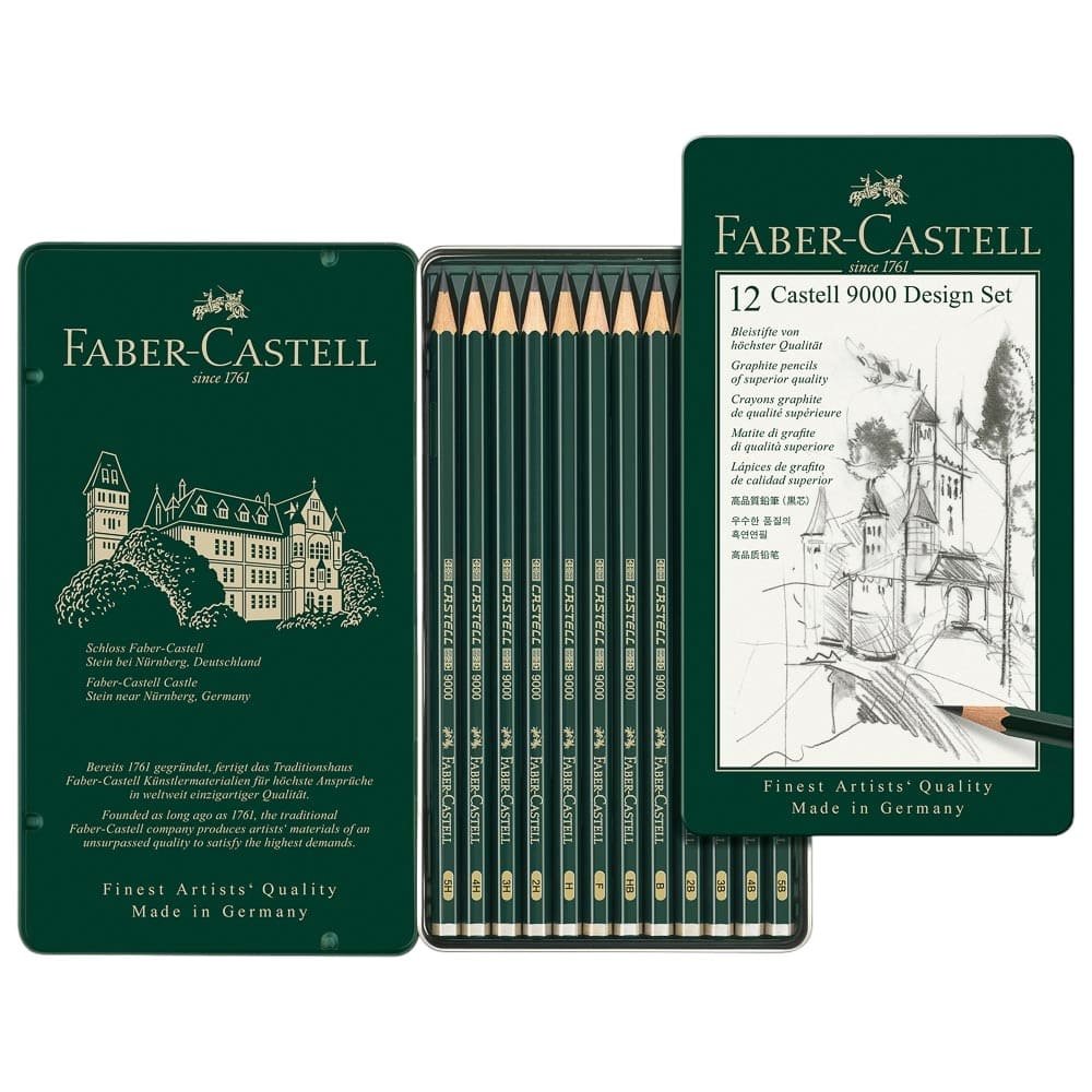 LAPIZ PARA DIBUJO FABER CASTELL 119064 12 UNIDADES