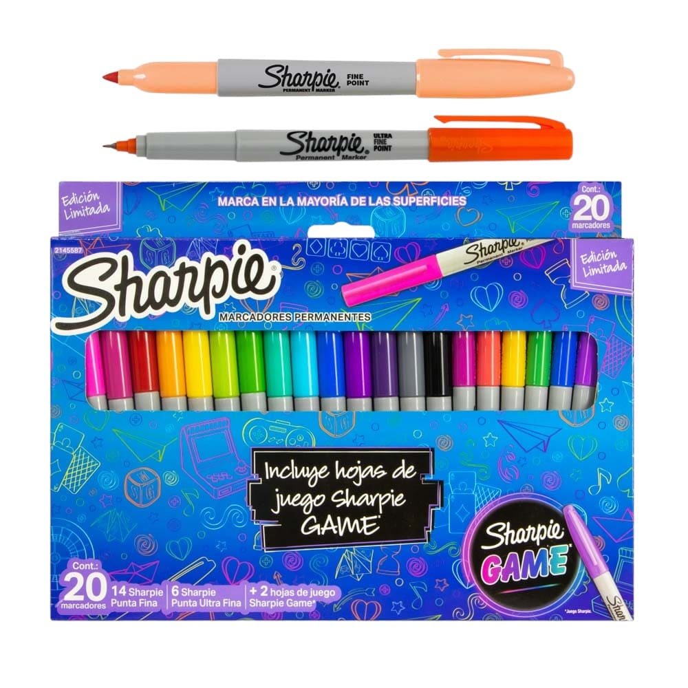 MARCADORES EN ESTUCHE SHARPIE 2145587 20 COLORES