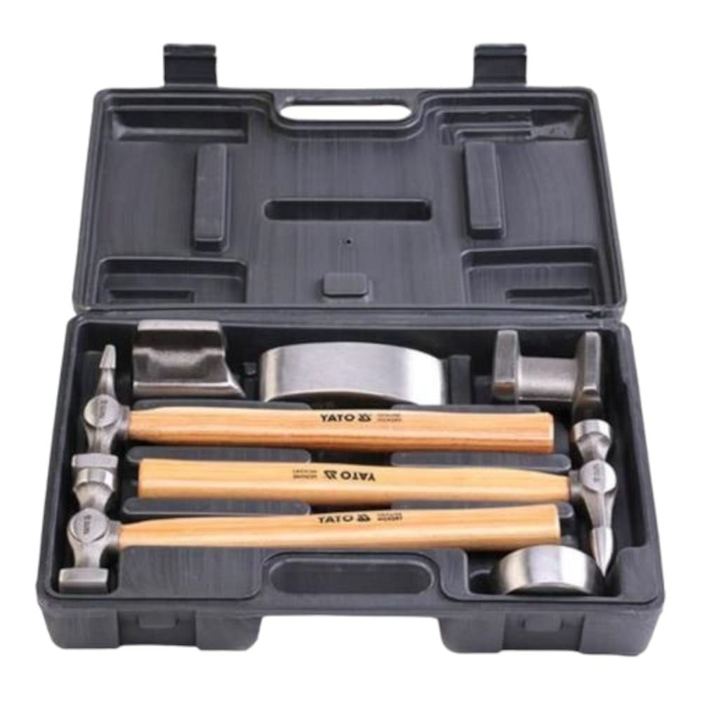 HERRAMIENTA PARA ENDEREZADO 7 PIEZAS CABO MADERA YATO YT 4590