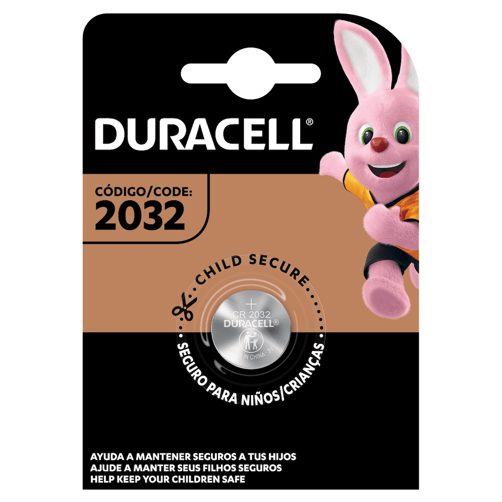 BATERIA CR2032 DURACELL PILAS BOTÓN DE LITIO