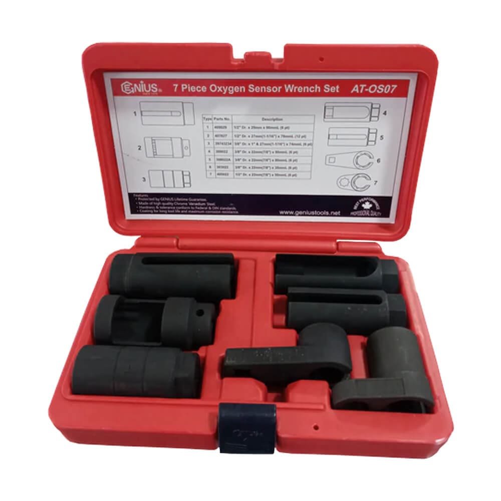 SET DE COPAS SENSOR DE OXIGENO 7 PIEZAS GENIUS AT OS07