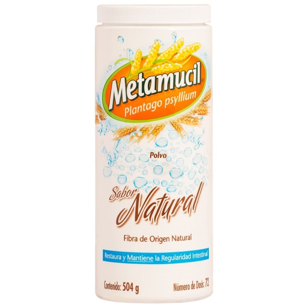 METAMUCIL SABOR NATURAL BOTE DE 504 GRAMOS