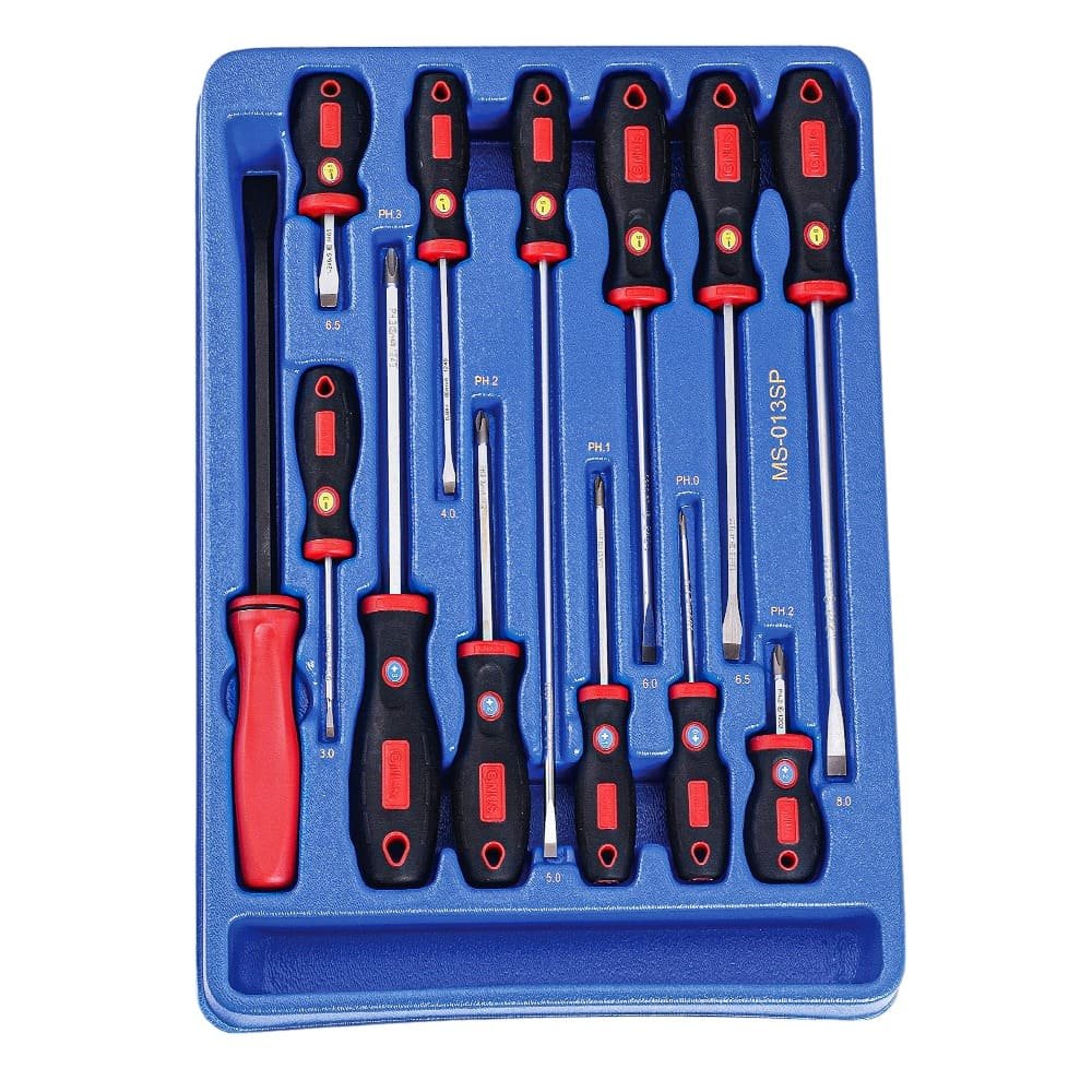 SET DE DESARMADORES MIXTO DE 13 PIEZAS GENIUS TL 518