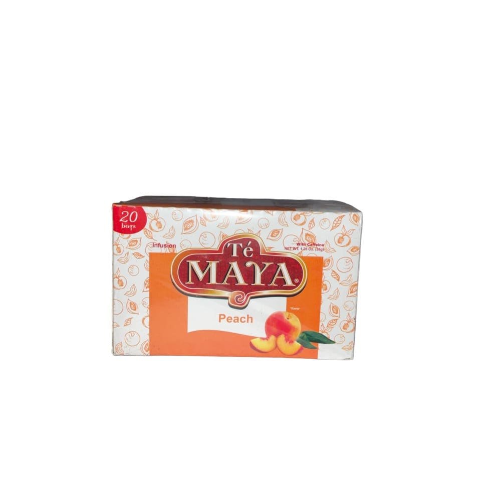 CAJA DE TE MELOCOTON MAYA