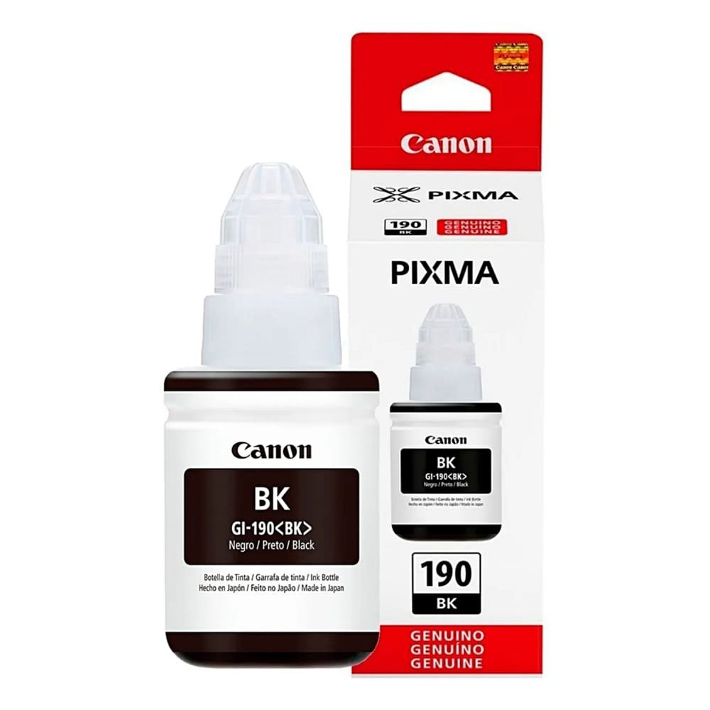 TINTA CANON PIXMA 190 BK NEGRO 135ML
