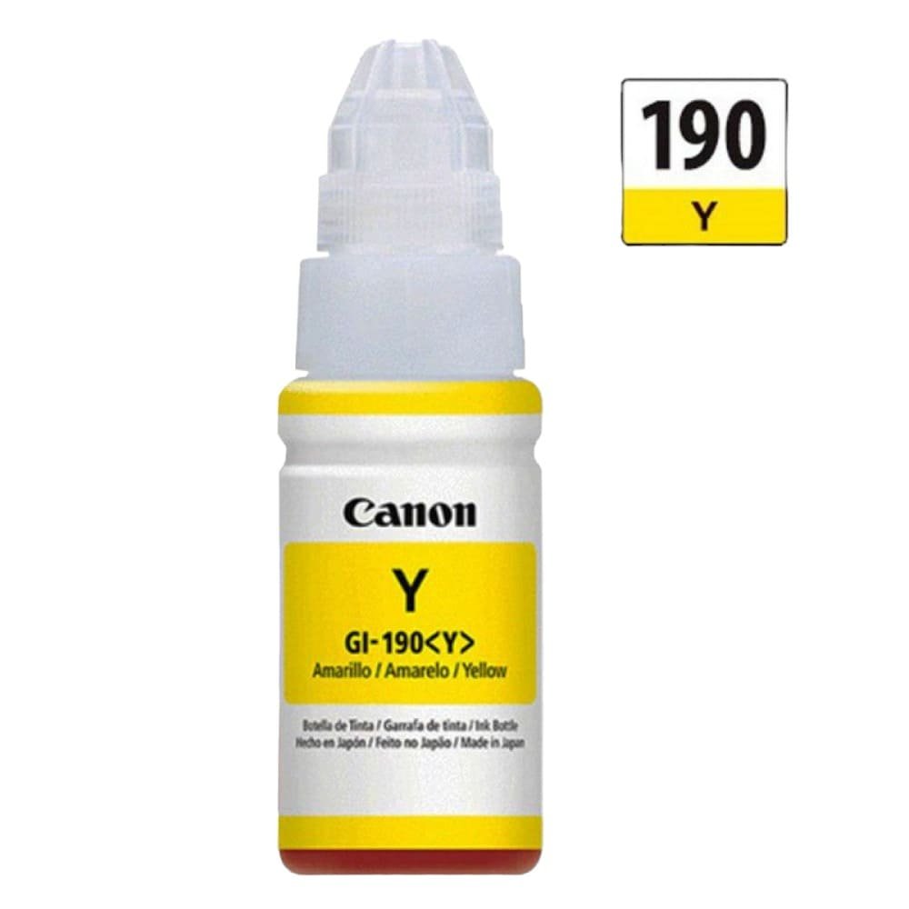 TINTA CANON PIXMA 190 YELLOW