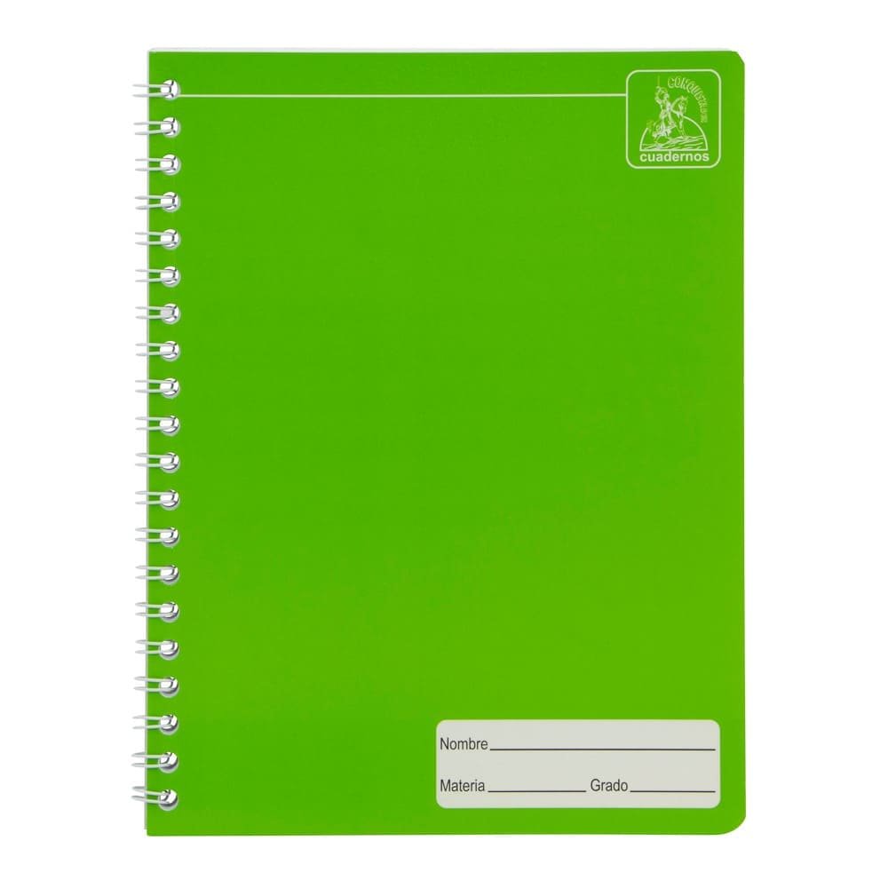 CUADERNO ESPIRAL DOBLE ANILLO 70 HOJAS RAYADO UNIVERSITARIO CONQUISTADOR