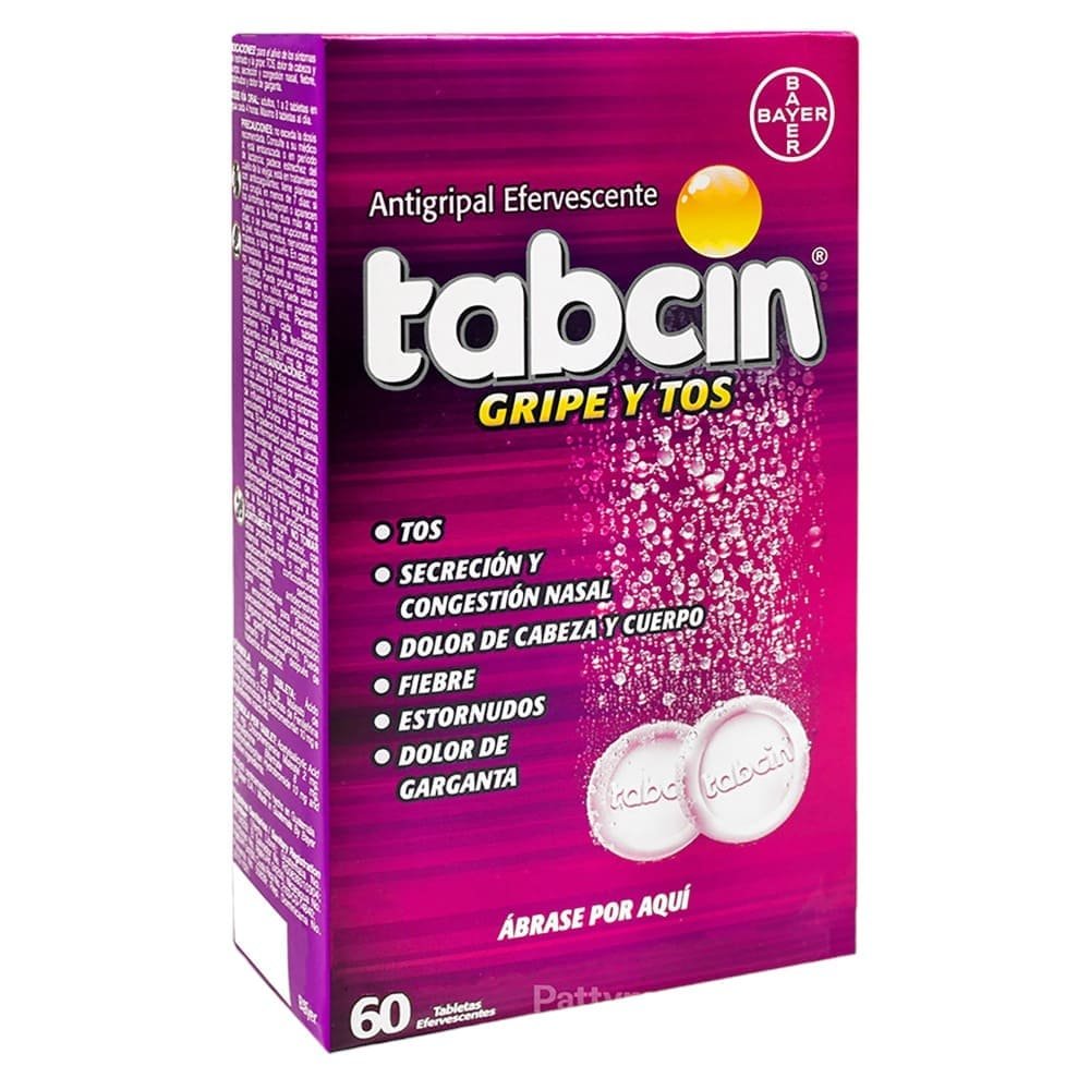 TABCIN GRIPE Y TOS EFEVERSENTE UNIDAD