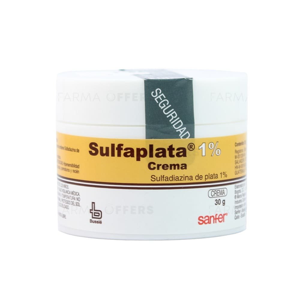 SULFAPLATA 1% SANFER 60 GRAMOS