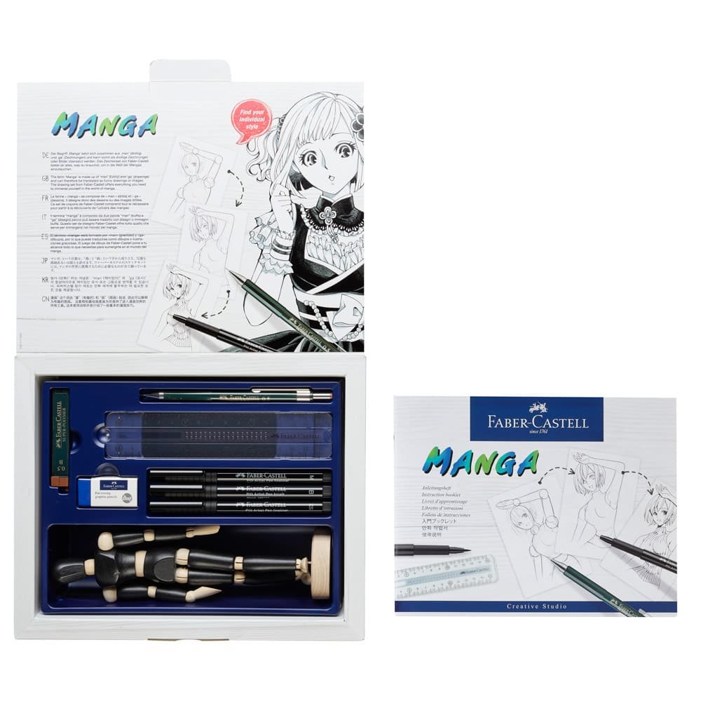 SET FABER CASTELL 167152 MANGA RAPIDOGRAFOS MANIQUI