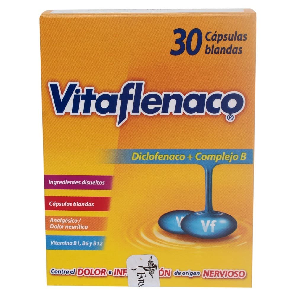 VITAFLENACO 25MG CAPSULA UNIDAD