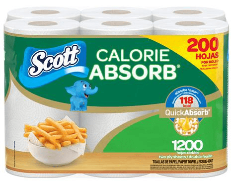 ROLLO MAYORDOMO SCOTT 200 HOJAS DOBLES 6 ROLLOS