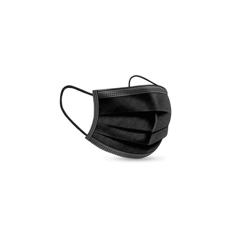 MASCARILLA QUIRURGICA 50 UNIDADES COLOR NEGRO