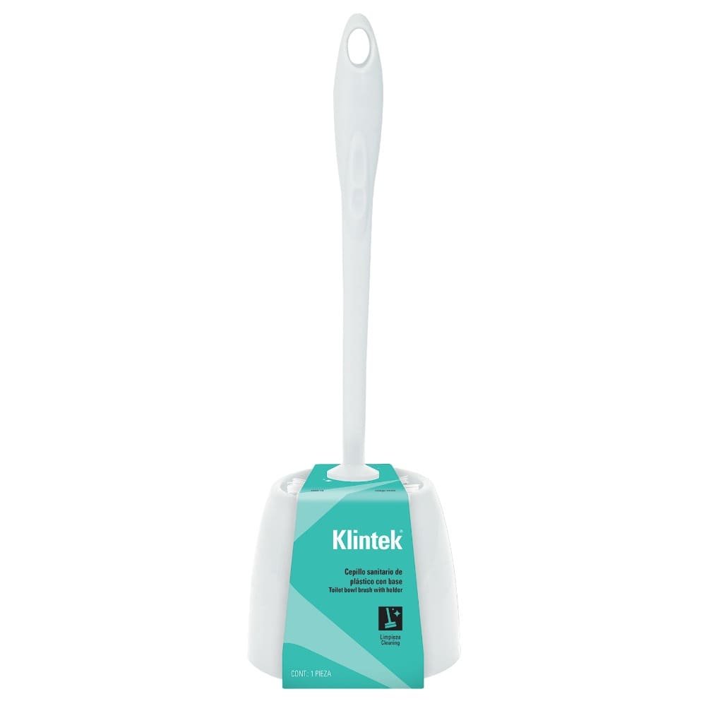CEPILLO PARA INODORO KLINTEK BLANCO