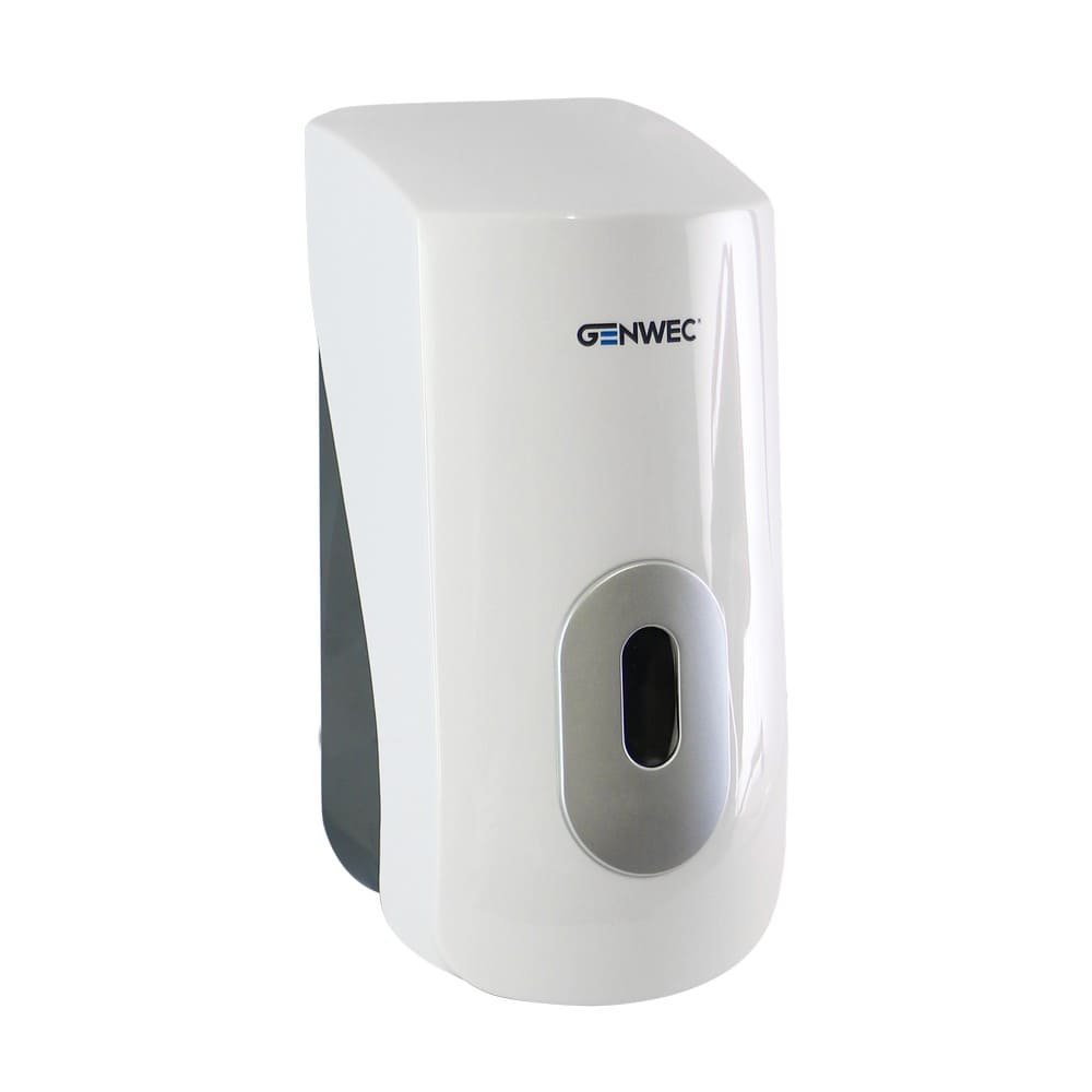 DISPENSADOR DE JABON LIQUIDO 1000 ML BLANCO GENWEC