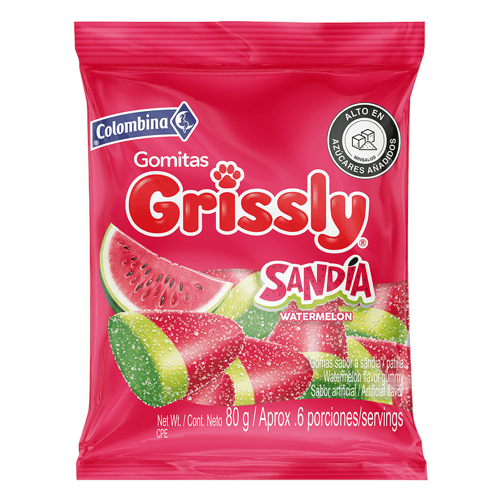 GOMITA COLOMBINA GRISSLY SANDIA