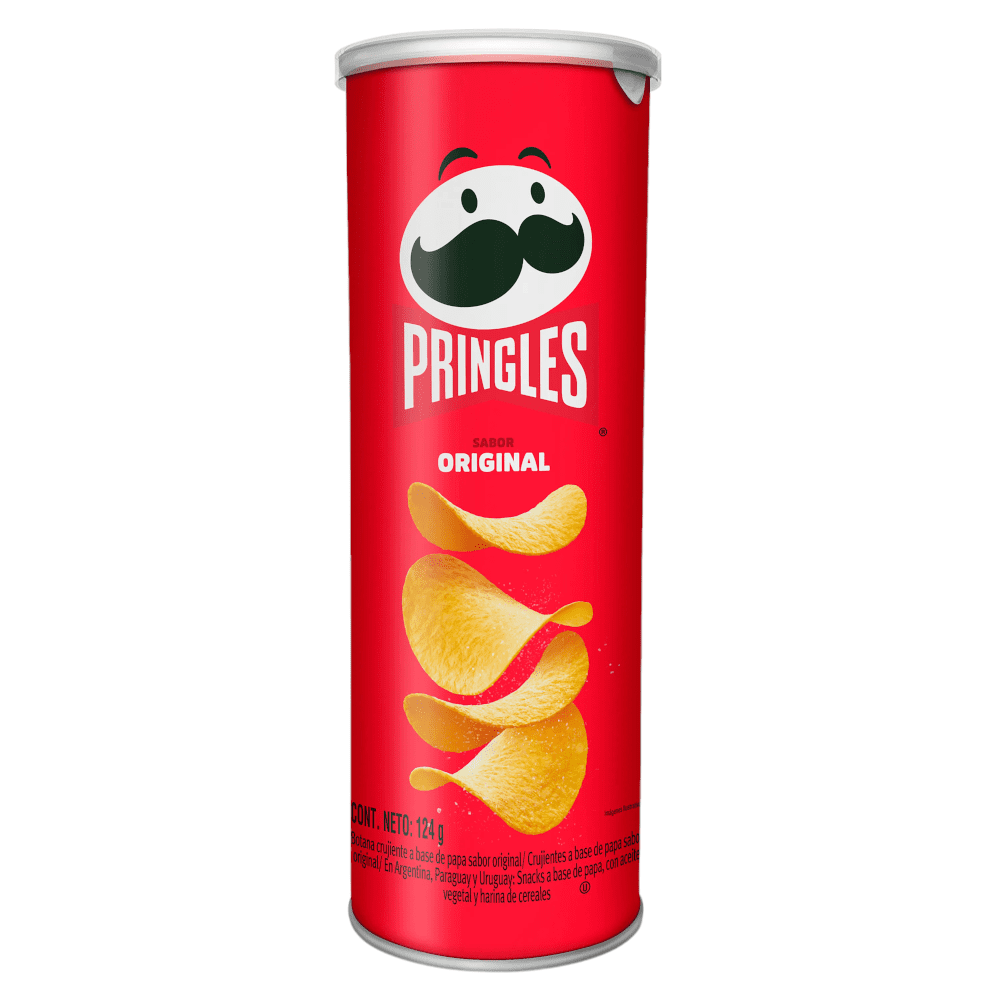 PRINGLES PAPALINAS 124 GRAMOS ORIGINAL