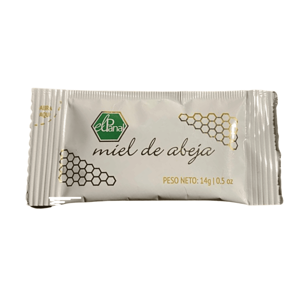 MIEL EL PANAL PORCIONADO 14 GRAMOS CAJA DE 250 UNIDADES