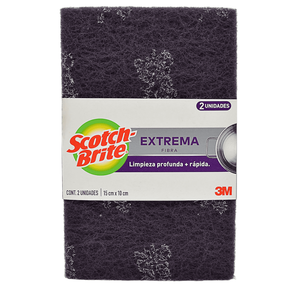 ESPONJA FIBRA LIMPIEZA PROFUNDA MAS RAPIDA EXTREMA SCOTCH BRITE