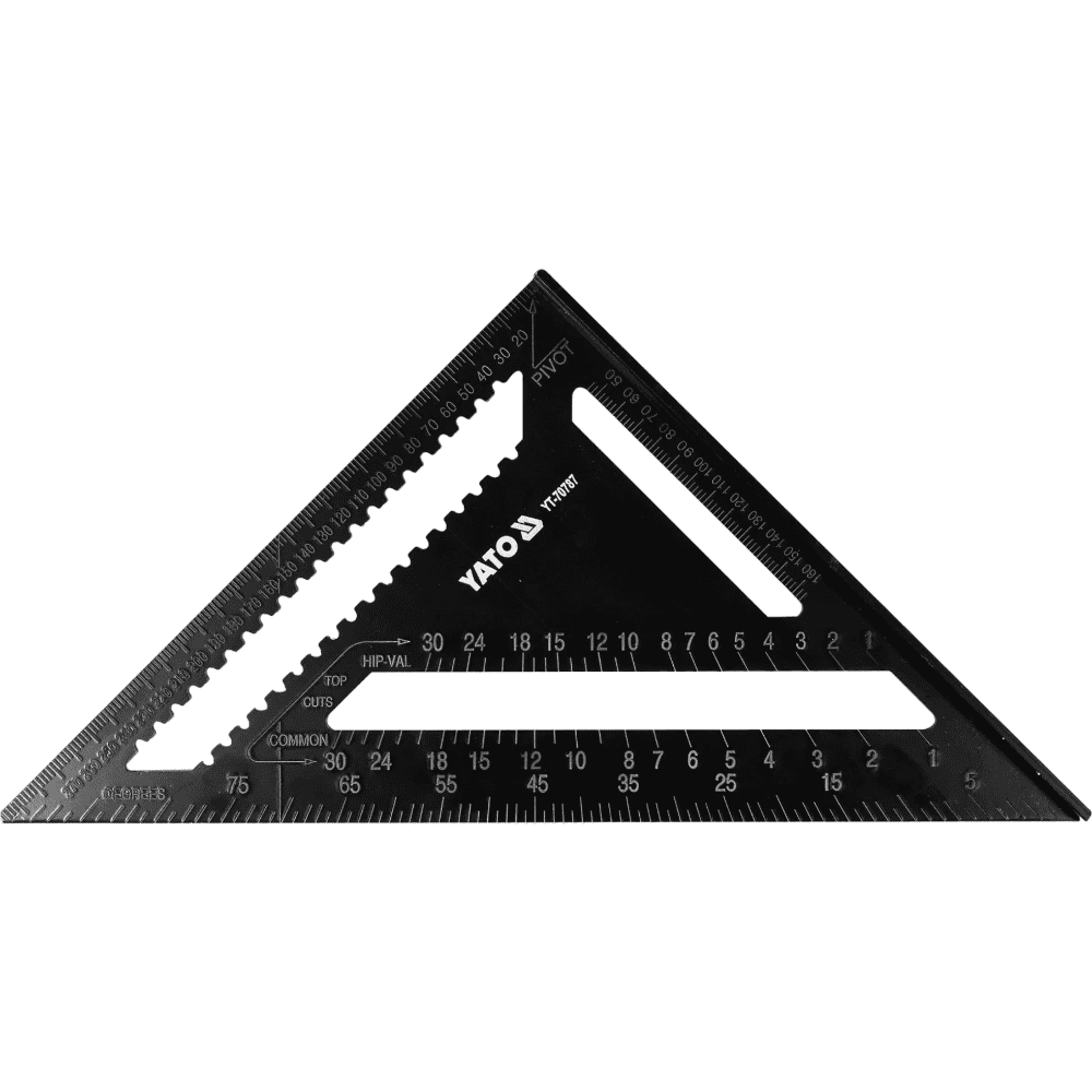 ESCUADRA DE ALUMINIO NEGRA YATO YT 70787