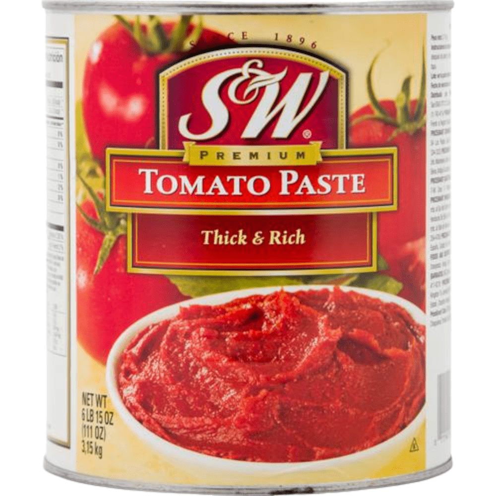 PASTA DE TOMATE ESPESA Y DELICIOSA 3.15 KILOS S&W