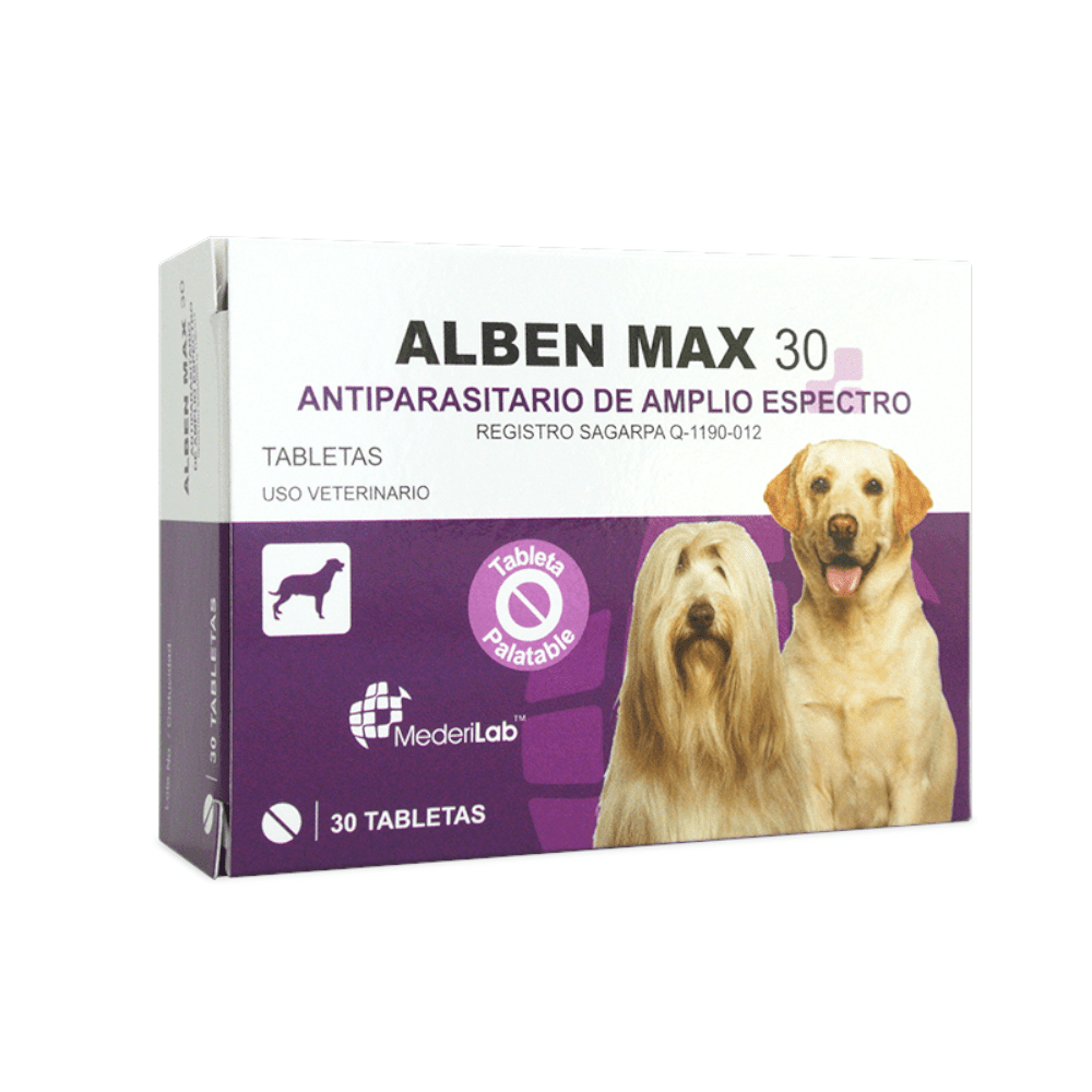ALBEN MAX 30 MG BLISTER DE 10 UNIDADES