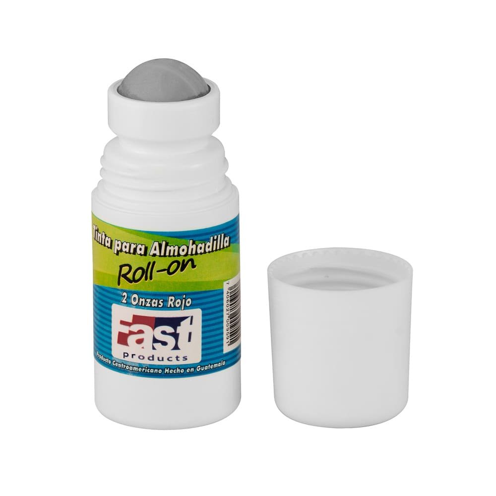 TINTA PARA ALMOHADILLA FAST ROLL ON 2 ONZ. NEGRO