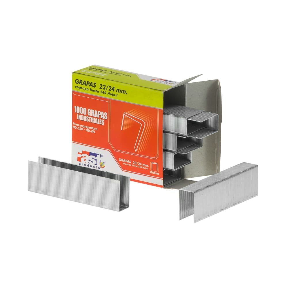GRAPAS FAST 23/24 MM CAJA DE 1000 UNIDADES INDUSTRIALES