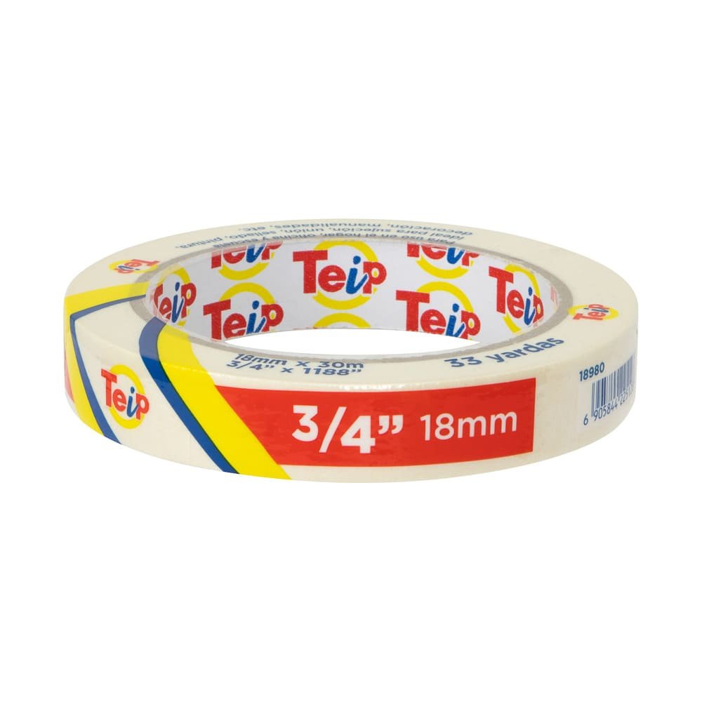 MASKING TAPE TEIP 3/4″ X 25 YDS