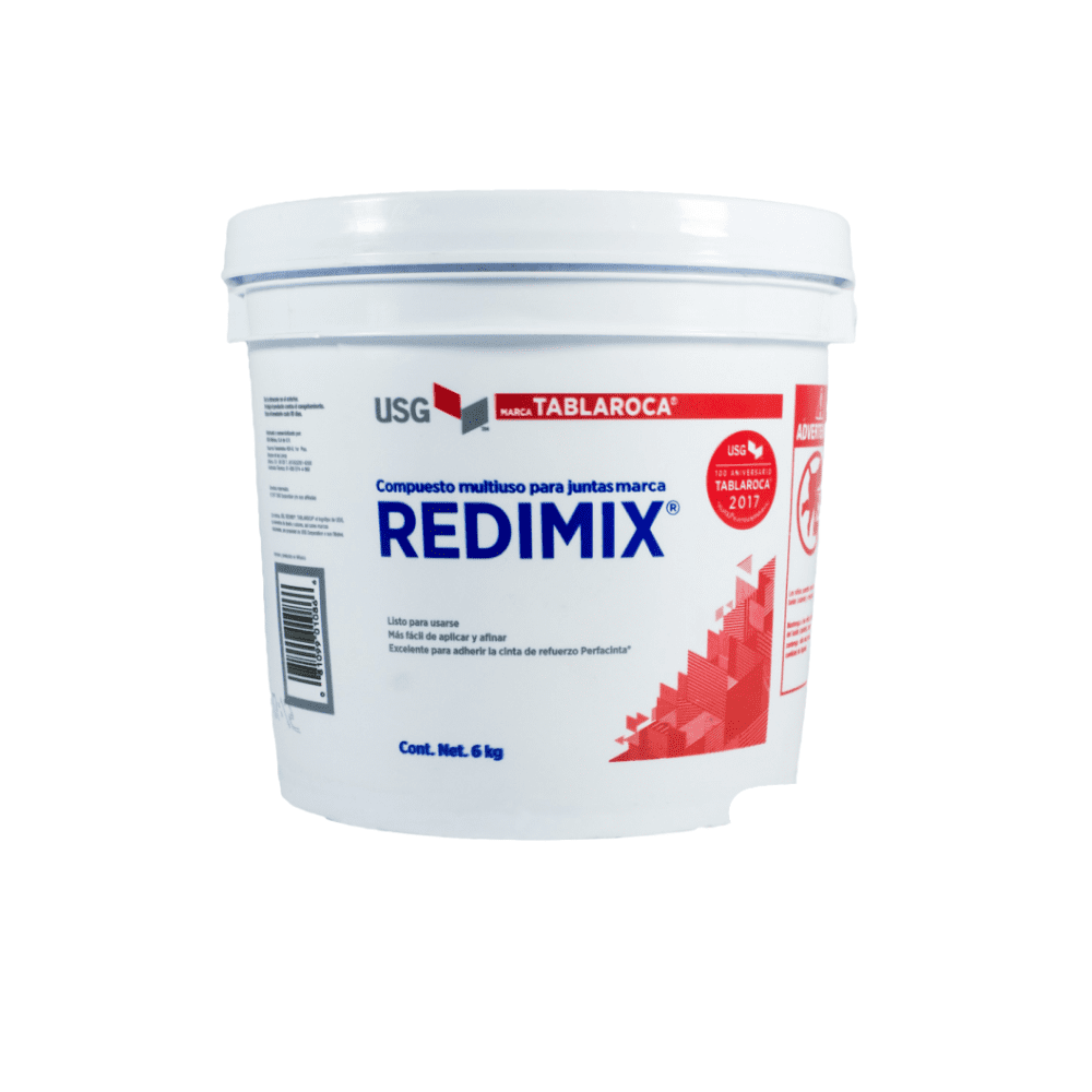PEGAMENTO PARA TABLAYESO REDIMIX 6 KILOS USG
