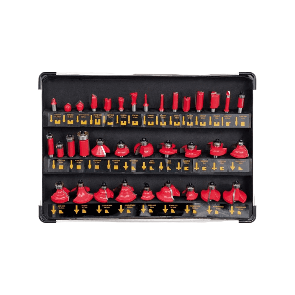 SET DE FRESAS PARA ROUTER 35 PIEZAS YATO YT 6803
