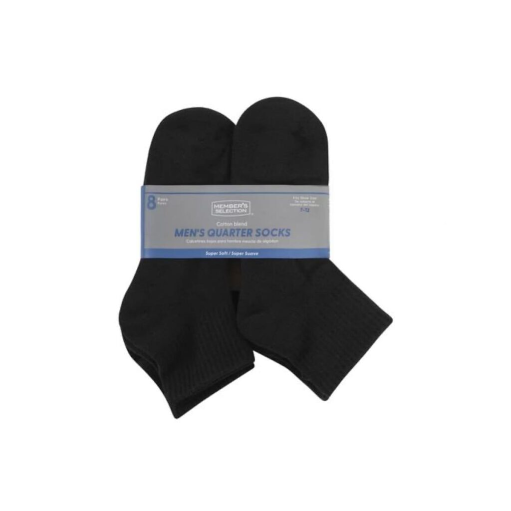 MEDIAS MEMBER SELECTION CALCETINES PARA HOMBRES 8 PARES COLOR NEGRO