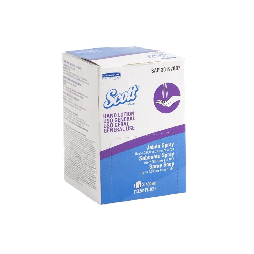 JABON PARA MANOS SPRAY SCOTT CAJA 6 UNI 400ML