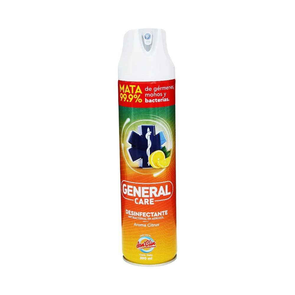 DESINFECTANTE AMBIENTAL GENERAL CARE DON CLIN 390 ML AROMA CITRUS