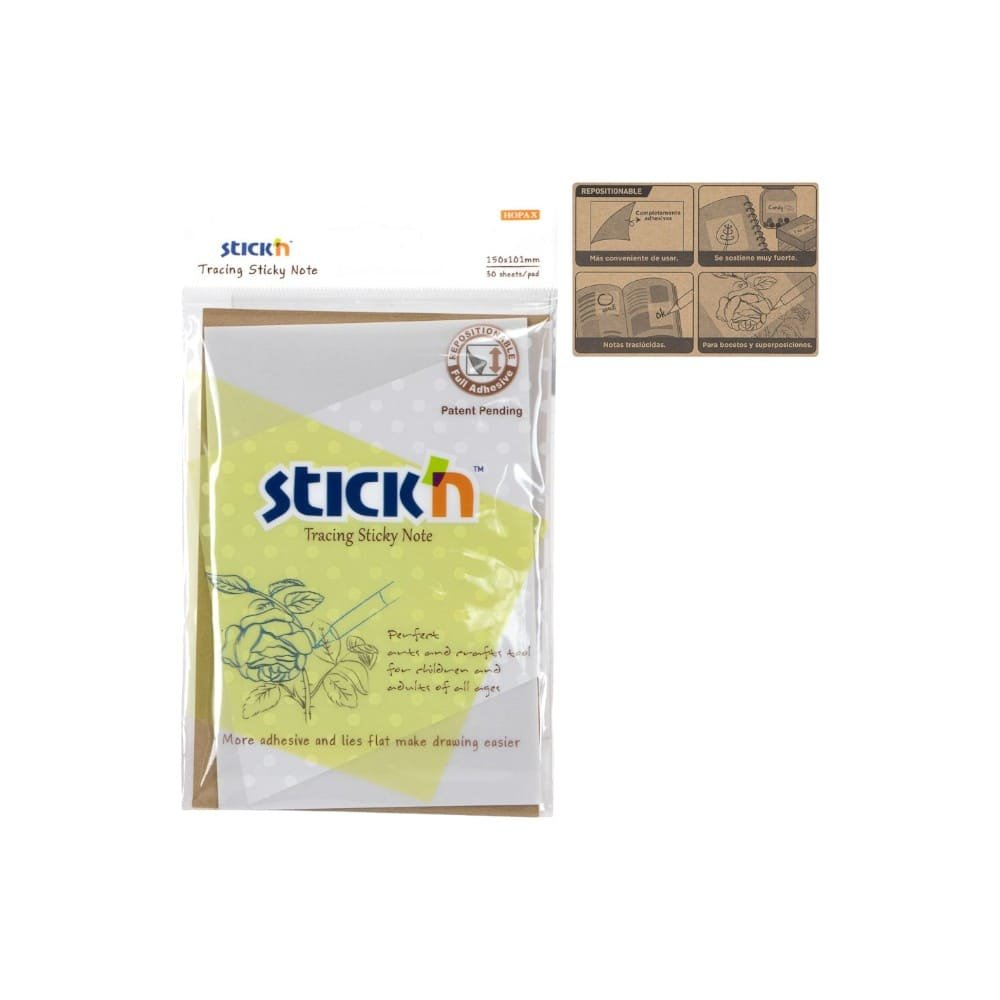 BLOCK STICKN 21819 6X4″ 30H TRANSPARENTE