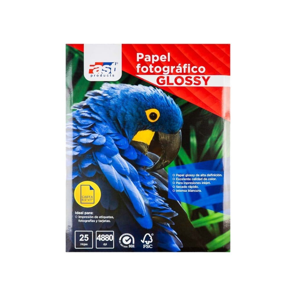 PAPEL FOTOGRAFICO FAST CX25 CARTA 200G GLOSSY