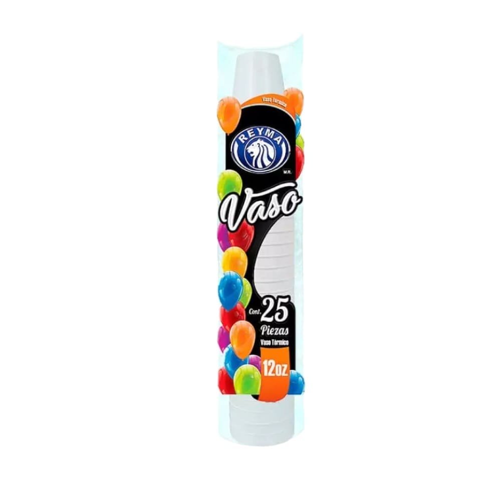 VASOS DE DUROPORT 12 ONZS 25 UNI REYMA