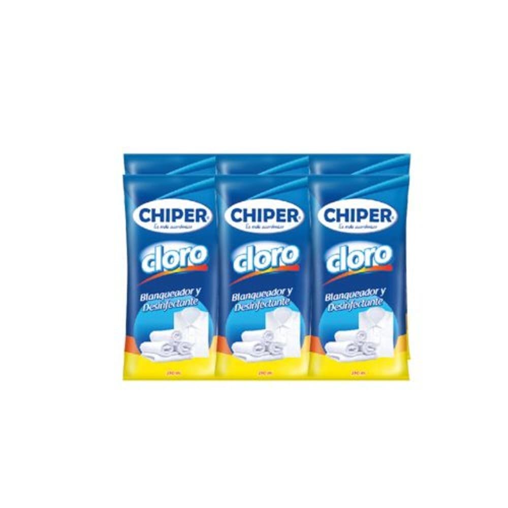 BOLSA DE CLORO CHIPER 6 UNIDADES